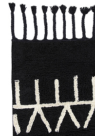 Ковер Берберский черный 140*200