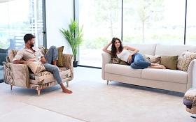 Кресло Helsinki с пуфом S1P