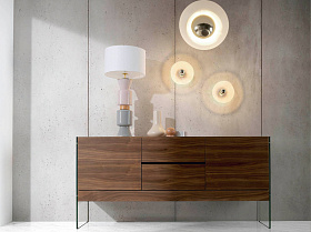 Настольная лампа Ponn Ponn золотой металл, белый абажур 801011/41