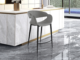 Giro II Полубарный стул светло-серый