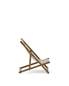 Adredna Детское складное кресло-шезлонг зеленого цвета из акации