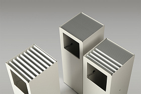 Урна Riga inox 90L