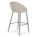 Барный стул Almer с бежевой обивкой