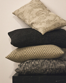 Чехол на подушку Lunver из натурального жаккарда 50 x 50 см