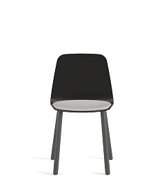 Стул Maarten Plastic Four Upholstered Legs Base с подушкой