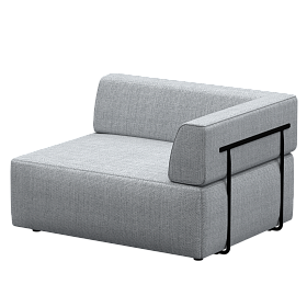 Модуль угловой дивана Entropy 95x120cm+спинка 95х120cm right