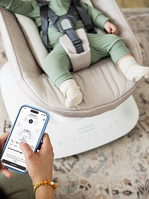 Кресло-качалка UPPAbaby Mamaroo Charlie - Sand Melange