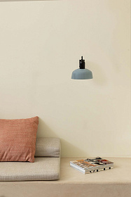 TATAWIN голубовато- серый настенный светильник 1xE27