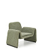 Кресло Melvia из зеленого шенилла