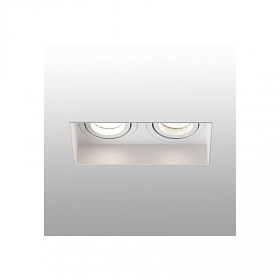 Встраиваемый светильник Hyde белый без рамки 2L GU10