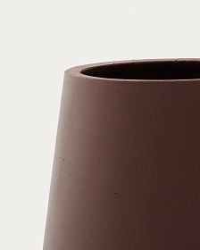 Кашпо Calun керамика темно-коричневого цвета Ø 50 см