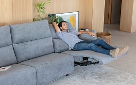 Диван с реклайнером Axel J1+3MR+J2