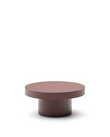 Aiguablava Журнальный столик терракотовый цементный Ø66 см