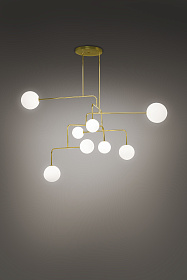 Подвесной светильник Constellation 8L полированная латунь