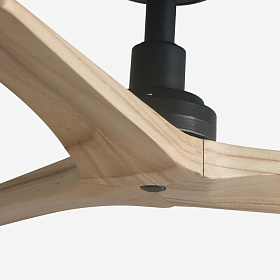 Потолочный вентилятор KLIM S Ш925mm черный 3 PALAS светлый дуб