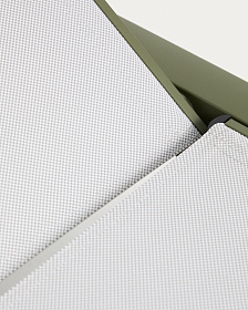 Шезлонг Capraia из зеленого алюминия