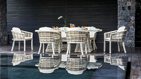 Кресло обеденное Villa OFF WHITE MUSHROOM