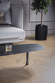 Журнальный столик Unica черный ясень