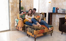 Кресло Helsinki с пуфом S1P