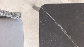 Обеденный стол Boston CARBON MATTE 100х100