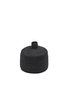 Ваза Salinas из натуральных волокон с натуральной отделкой 20 см