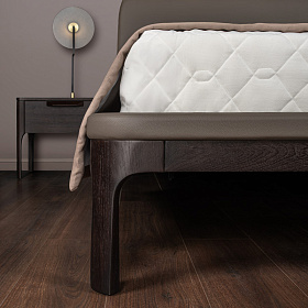 Кровать с решеткой RONDA темный орех V36W1, 176PU