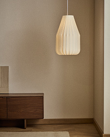 Подвесной светильник Somar из синтетических волокон и стальных стержней