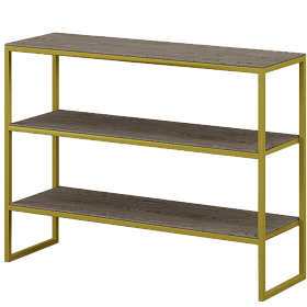 Консоль Terra с полками дерево