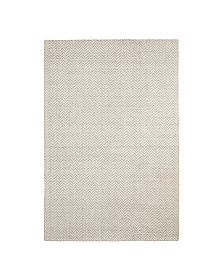 Бежевый шерстяной жаккардовый ковер Calira 230 x 160 см