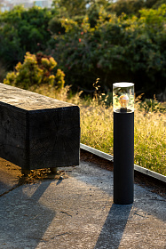 Проблесковый маячок Kila темно-серый/прозрачный H700 E27