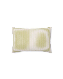 Чехол для подушки Lioris из хлопка в зеленую полоску 60 x 40 см