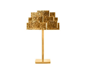 Настольная лампа Inspiring Trees Hammered Golden
