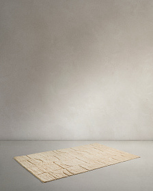 Nak Ковер шерстяной цвета экрю 160 x 230 см