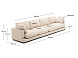 Gala 6-местный диван бежевого цвета 390 см