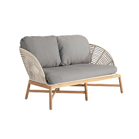 Диван двухместный Alaska WHITE WASH