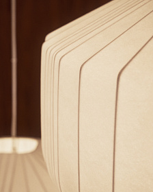 Подвесной светильник Somar из синтетических волокон и стали диаметром 51 см