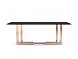 Обеденный стол RHUMBA 220x110 Macassar Ebony/медный