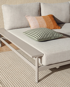 Чехол для подушки Dirome в зеленую полоску, 100% ПЭТ, 45 x 45 см