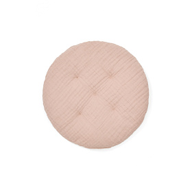 Подушка для стула Laily из розового хлопка диаметр 30 см