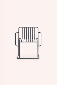 Стул с подлокотниками Grill  уличный