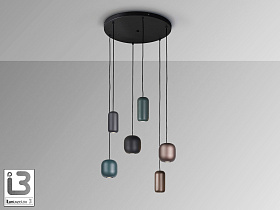 Люстра Nimes 6L разноцветная