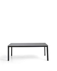 Уличный стол Anafi из спеченного камня и графитового алюминия 180 x 90см
