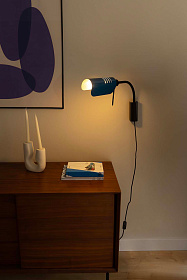 Настенный светильник Martinica S синий 1xE27