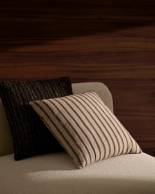 Чехол на подушку Anir из разноцветного шелка и хлопка 45 x 45 см