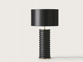 Настольная лампа Taro хромированный металл, черный абажур 801021/41