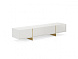 Тумба под ТВ RHAPSODY 1 White/Gold Stainless