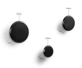 Набор вешалок Nadua черный