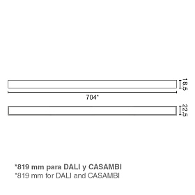 Трековый светильник NESO SLIM LINE-30 2700K черный CASAMBI