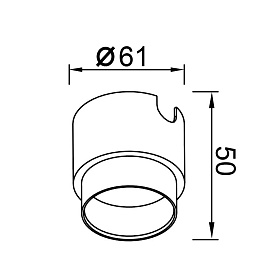 9293 Коробка для скрытого монтажа