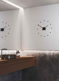 Часы Oj Mini Black 50 см (черный)